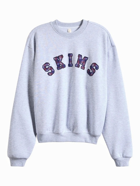 SKIMS Tops - SKIMS Logo Classic Crewneck Sweatshirt - Regular